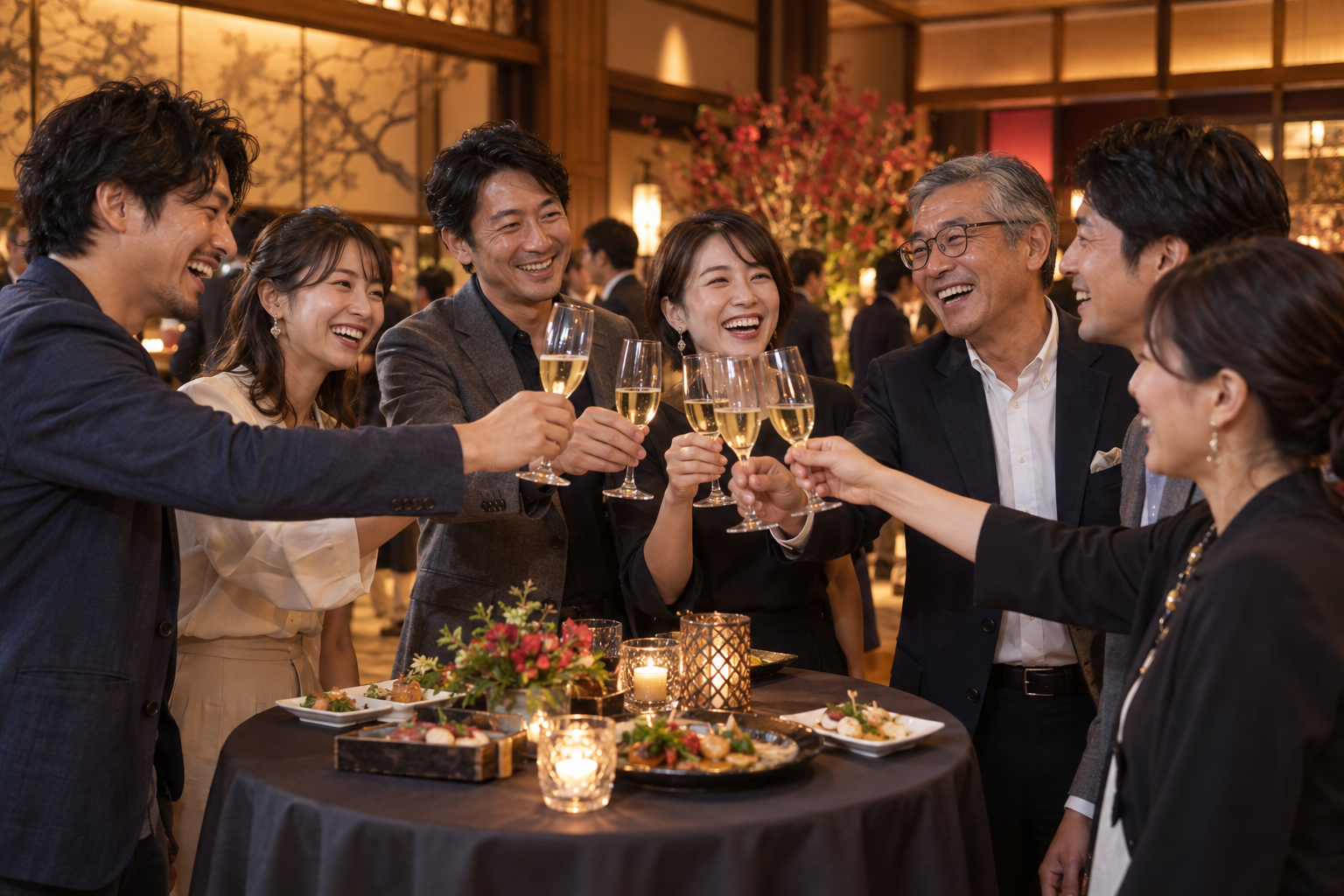 対話を通じて新しいつながりを育てる交流のイメージ
